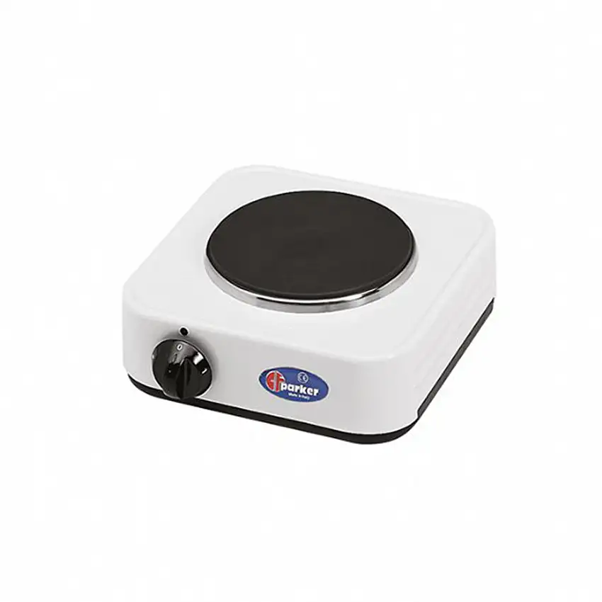 Fornello elettrico da campeggio 1000 W temperatura regolabile con piastra in ghisa 14,5 cm