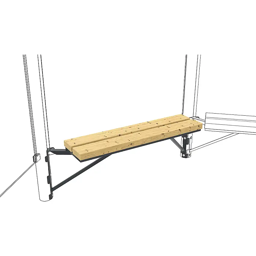 Panca per tettoia a gazebo – WSM panca in legno
