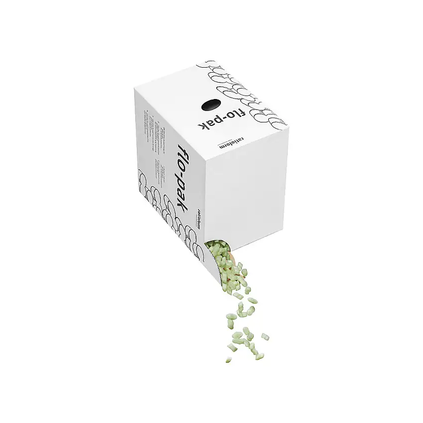 Patatine da imballaggio flo-pak® – ratioform capacità 130 l, in dispenser in cartone