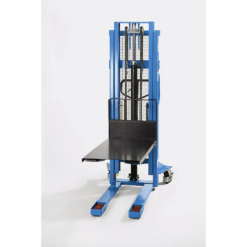Piattaforma per carrello elevatore a grande alzata