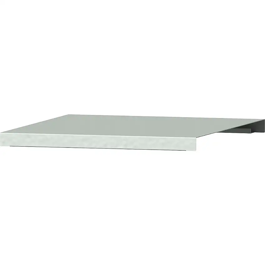 Ripiano per armadio per carichi pesanti – eurokraft pro con parete divisoria, larghezza 490 mm