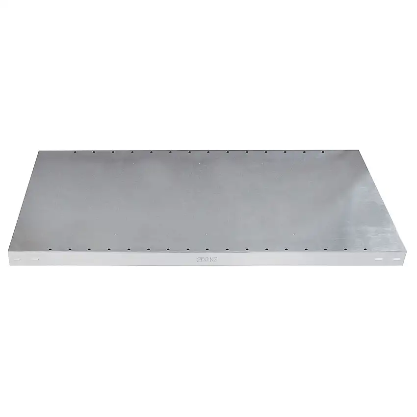 Ripiano zincato extra – eurokraft pro altezza bordo 40 mm, conf. da 2 pz.