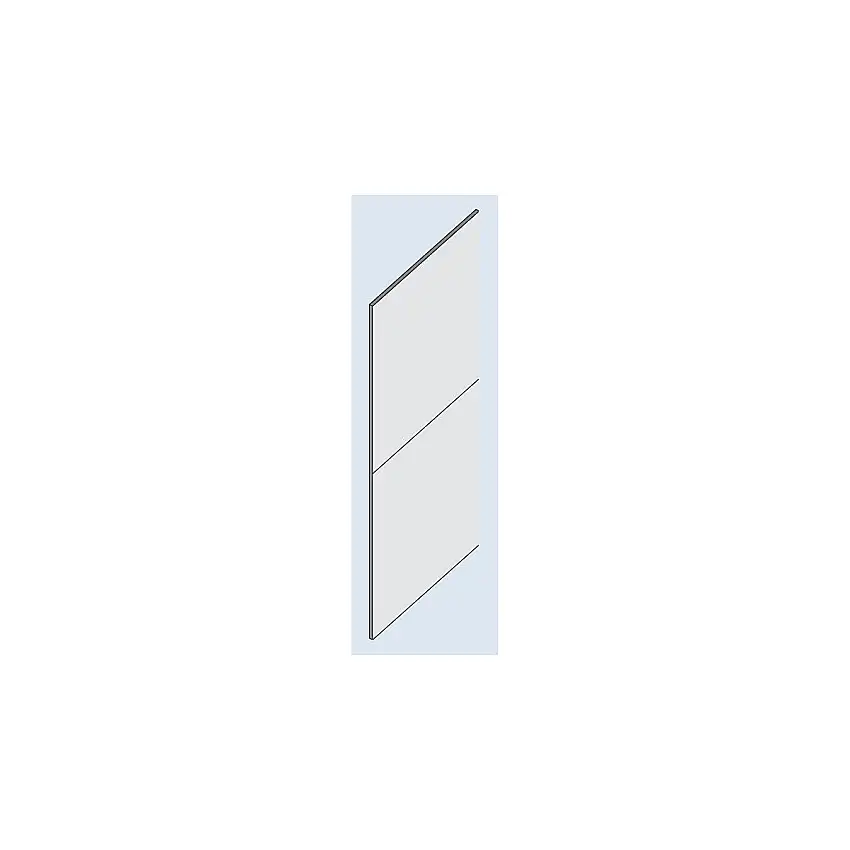 Rivestimento parete posteriore – eurokraft pro lamiera piena, per altezza 2500 mm