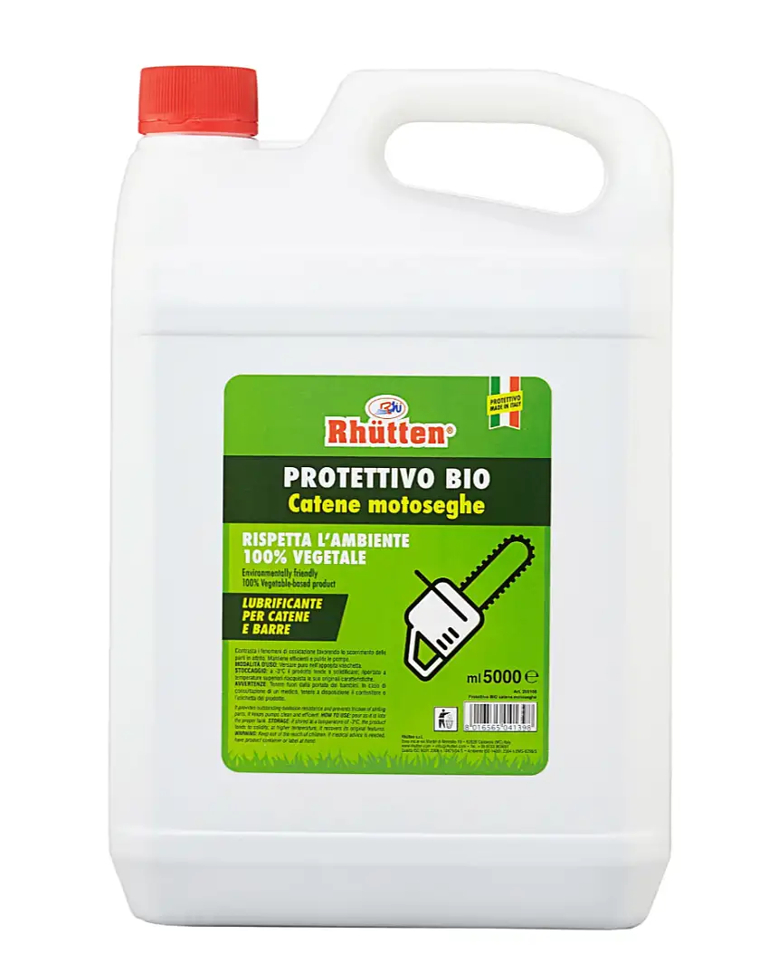 Lubrificante protettivo per catene motoseghe 5 litri Rhutten