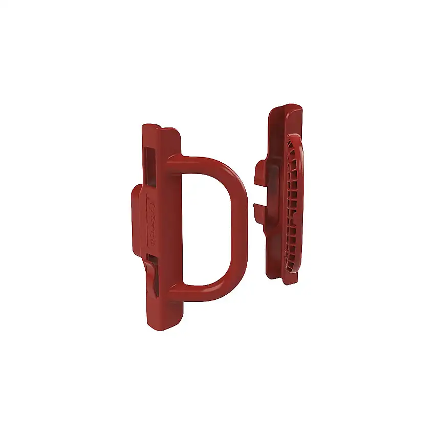 Set di maniglie in plastica per rollcontainer