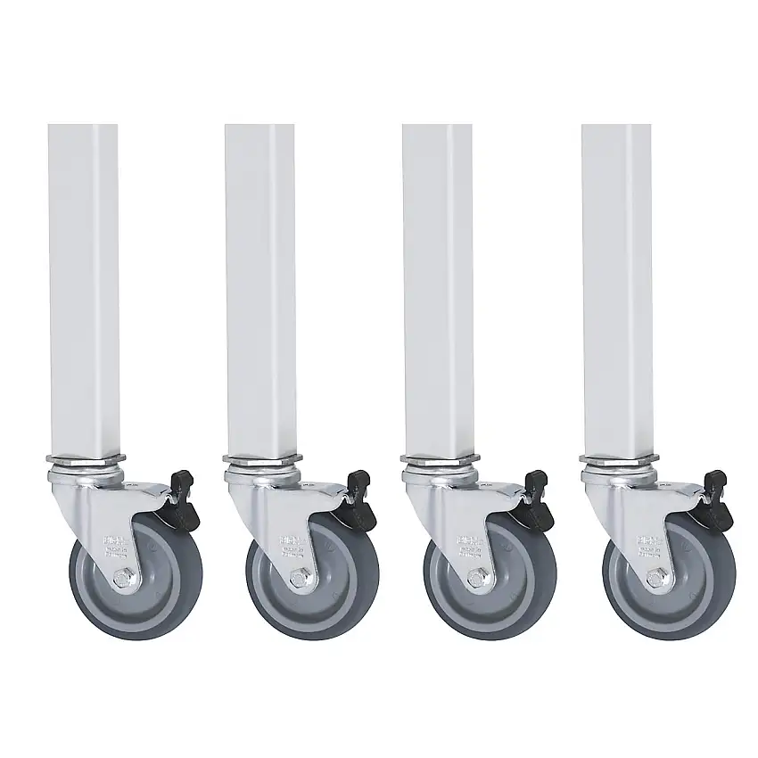 Set di rotelle conf. da 4 pezzi – RAU per telaio 30 x 30 mm