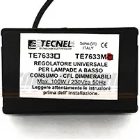 Tecnel TE7633M - Dimmer Universale per Fluorescenti 100W con Memoria