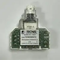 Tecnel TE9695NTC - Termostato NA Caldo NC Freddo 10A/230V Keystone Grigio