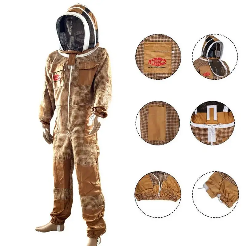 Tuta ventilata per apicoltura Professionale Astronauta con maschera antischiacciamento