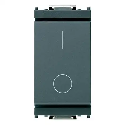 Vimar 16016 - Interruttore 2P 16AX Grigio IDEA