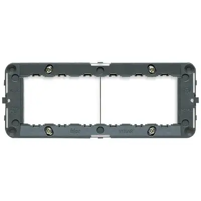 Vimar 16716 - Supporto 6 Moduli + Viti Grigio IDEA