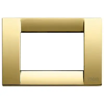 Vimar 16733.32 - Placca Classica 3M Oro Lucido IDEA