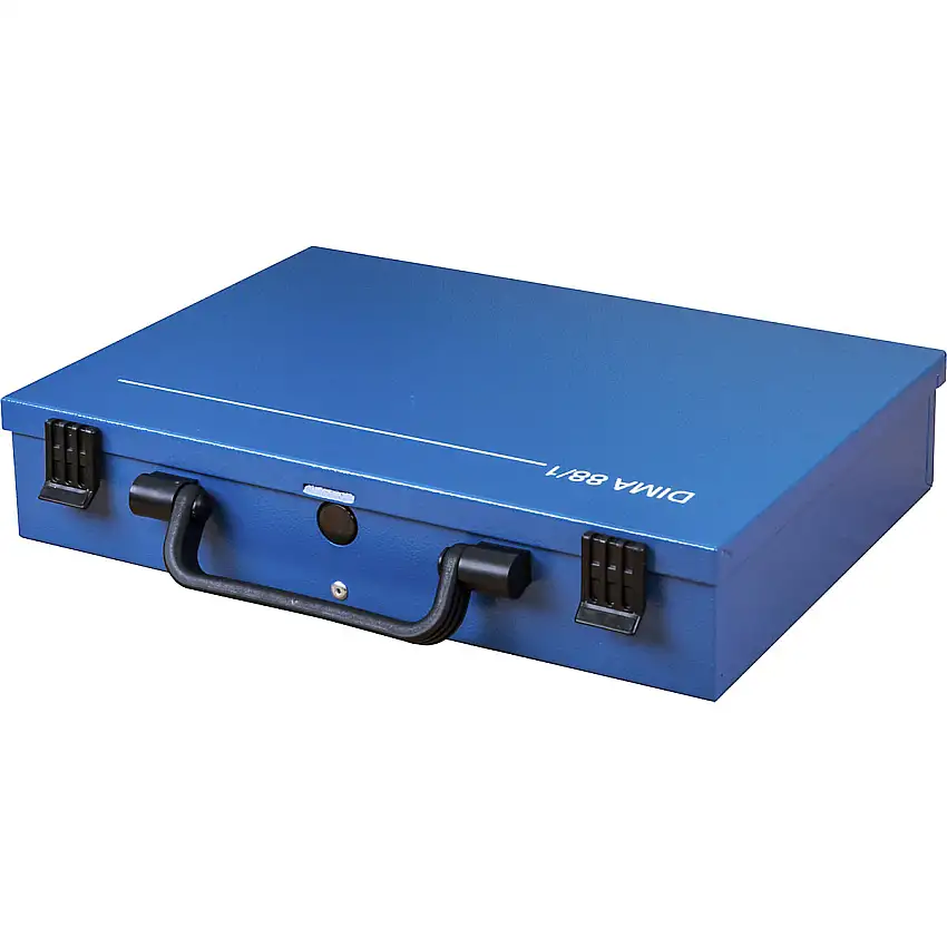 Valigetta in lamiera d'acciaio per minuteria – eurokraft pro cassette modulari incl.