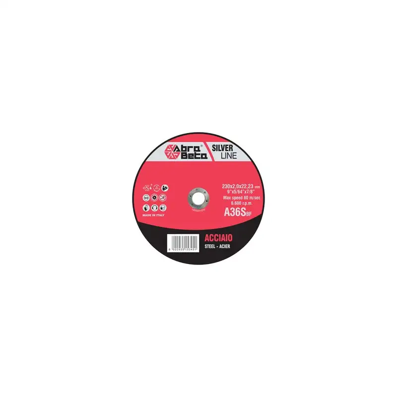 ABRABETA DISCO P/FERRO D 230X2,0 MM