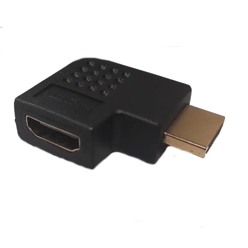 Adattatore piatto HDMI Maschio - Femmina 90° "PIATTO" 270° 4K