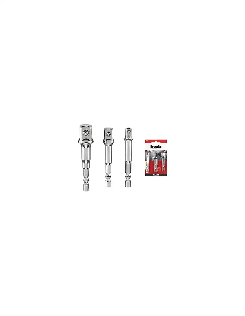 ADATTATORI PORTABUSSOLA KWB 1/4"+ 3/8"+1/2" CFPZ 3