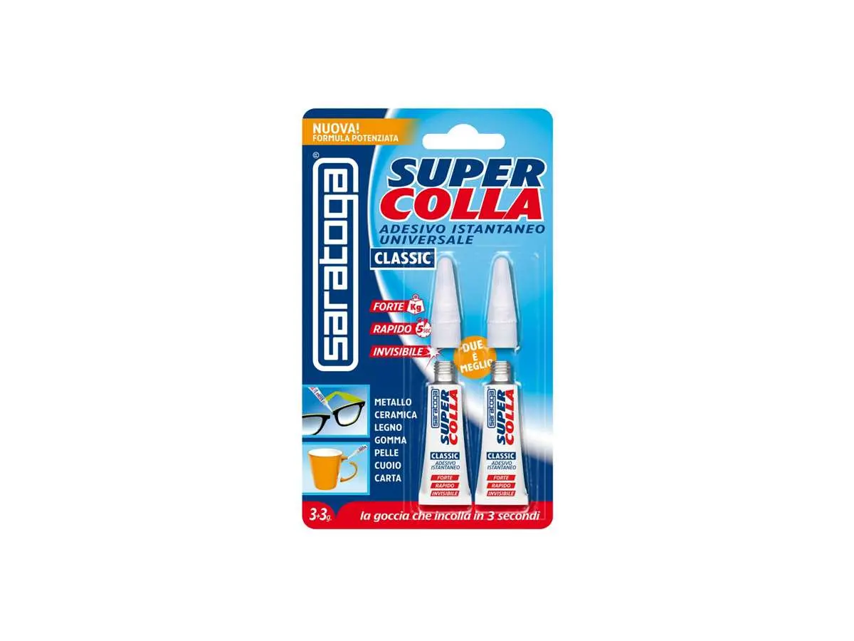 Saratoga Adesivo istantaneo SUPER COLLA - Saratoga
