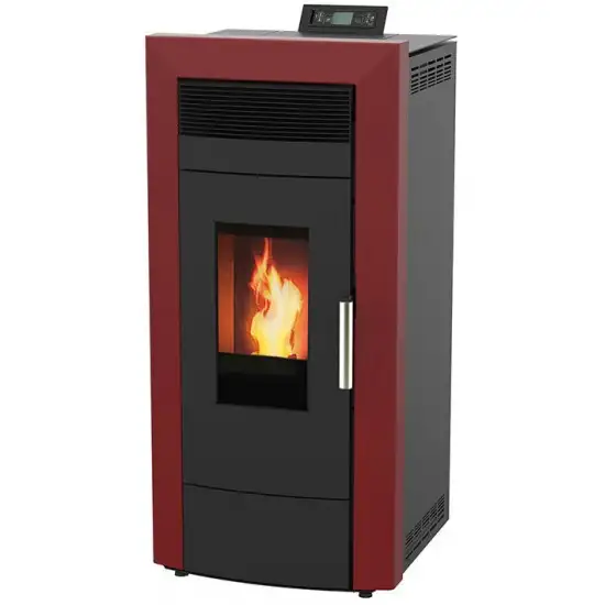 Termostufa a Pellet Alfa Plam Commo Bordò, 22.5kW