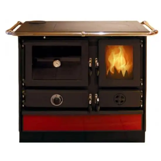 Termostufa a Legna con Forno MBS Thermo MAGNUM Sinistra, 17kW