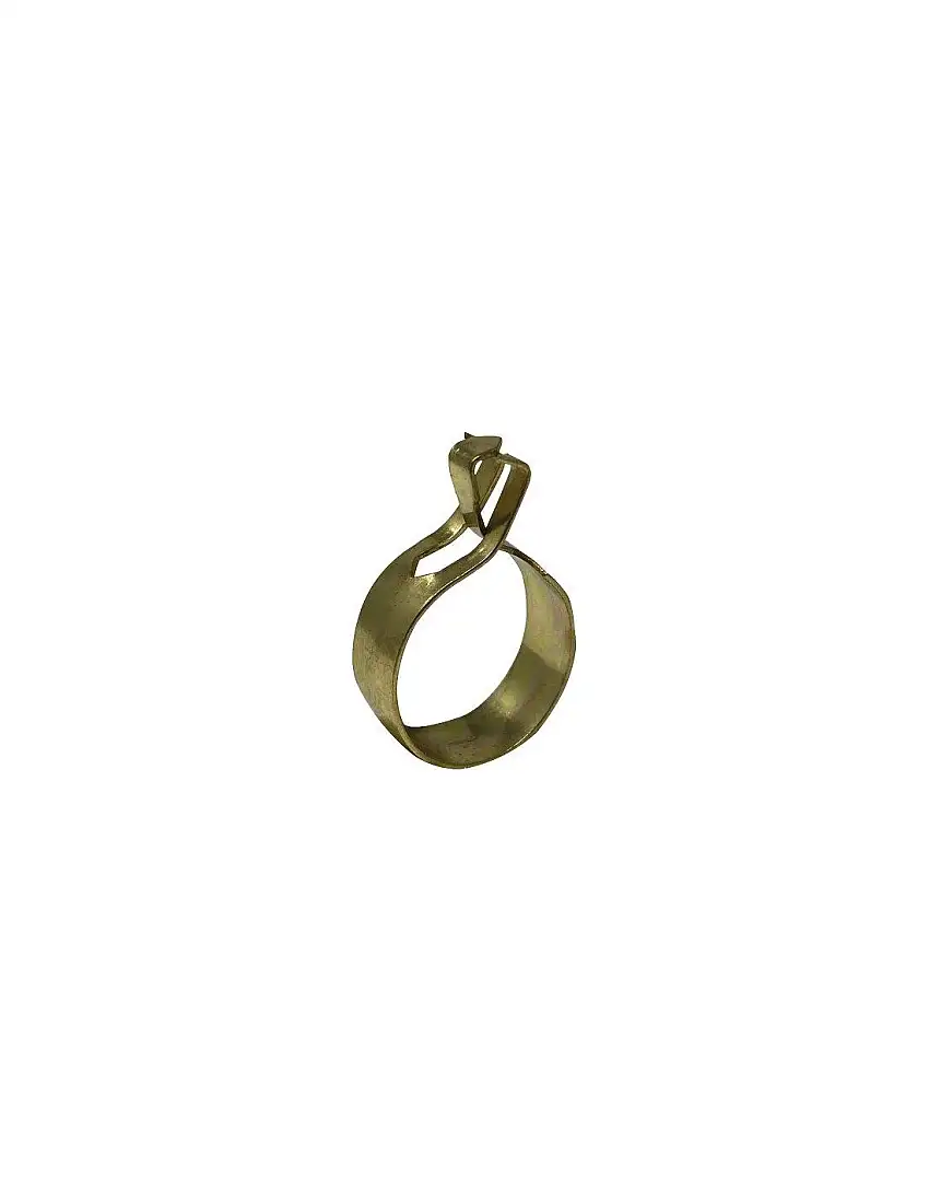 ANELLO AUTOPLISSETTANTE X SCORRITENDA ACCIAIO OTTONATO CFPZ 10 D.MM 26