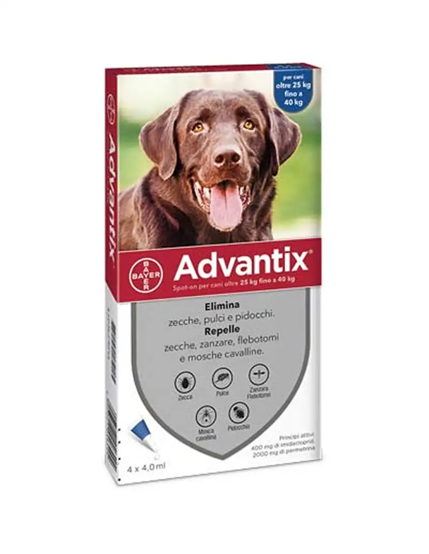 ANTIPARASSITARIO ADVANTIX CANI ELANCO KG 25/40 CFPZ 4