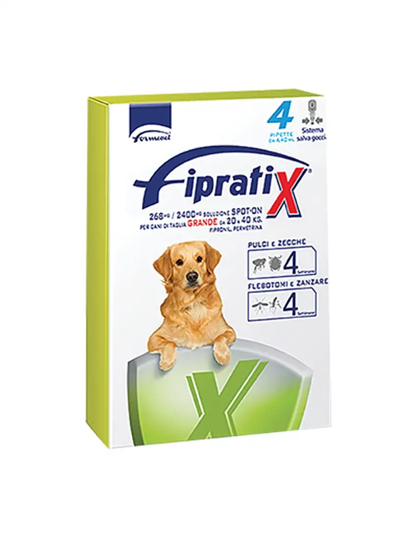 ANTIPARASSITARIO FIPRATIX CANE FORMEVET KG 20/40 CFPIPETTE 4