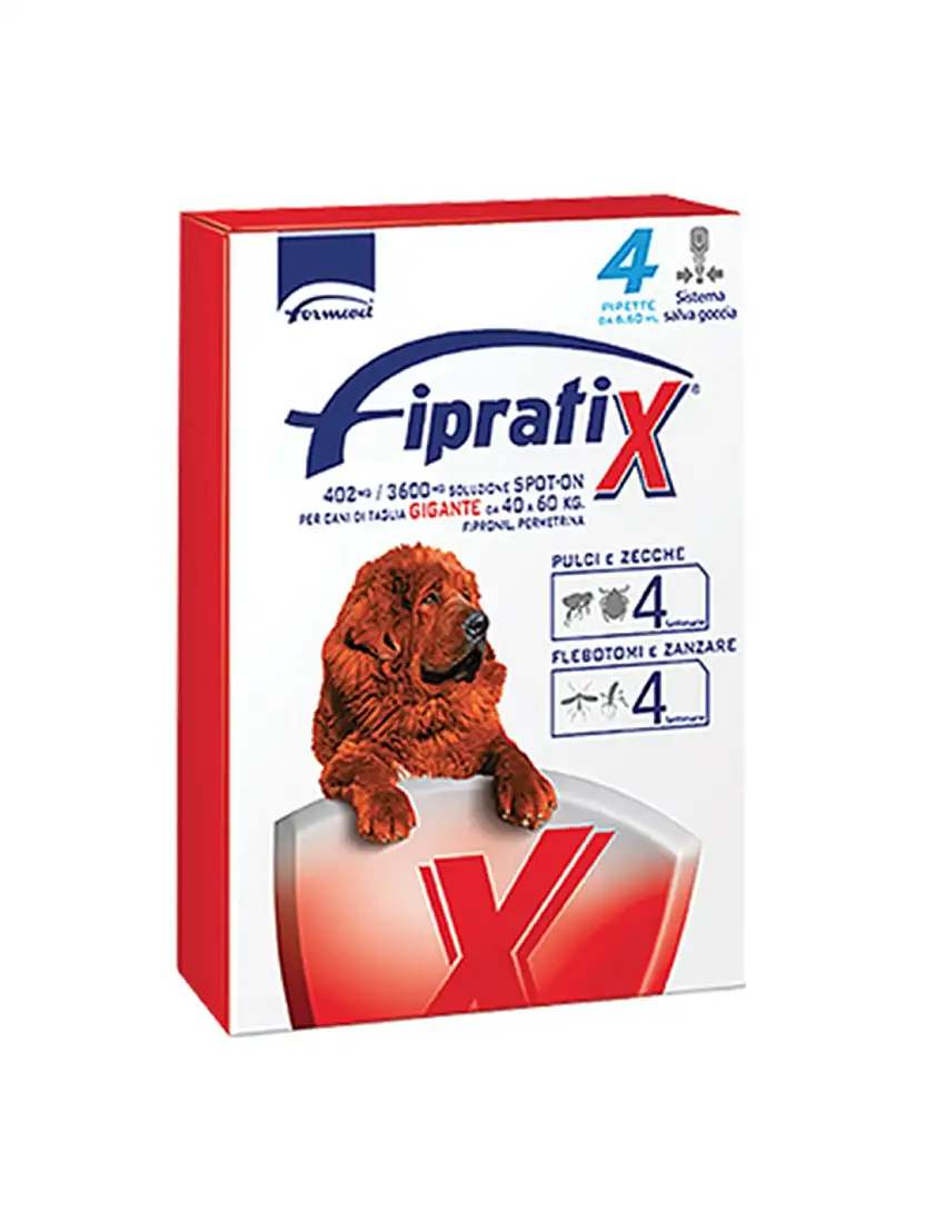 ANTIPARASSITARIO FIPRATIX CANE FORMEVET KG 40/60 CFPIPETTE 4