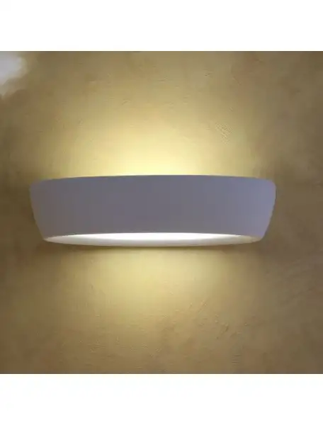 applique in gesso ceramico puro dalla forma contemporanea csf400