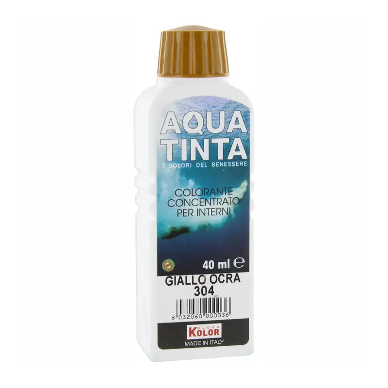 AQUATINTA PER INTERNI 40 ML GIALLO OCRA 304