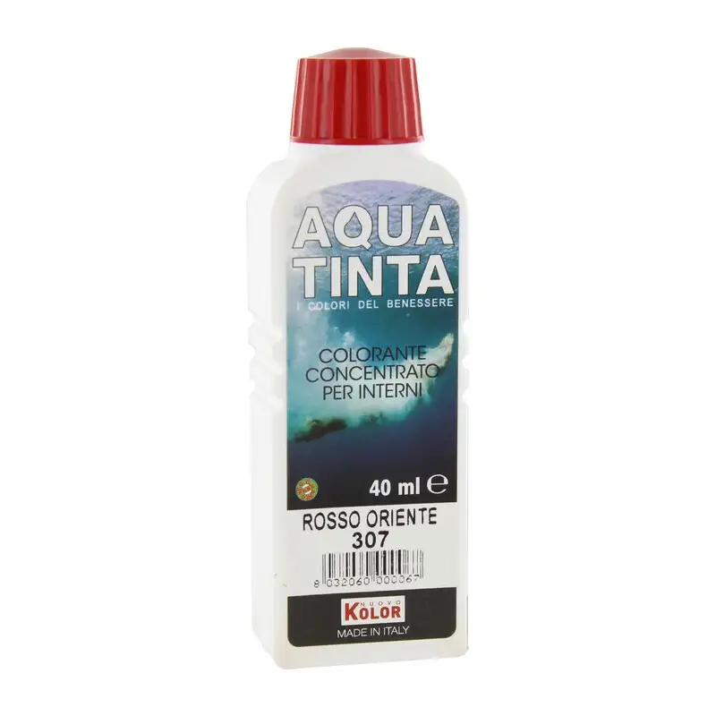 AQUATINTA PER INTERNI 40 ML ROSSO ORIENTE 307