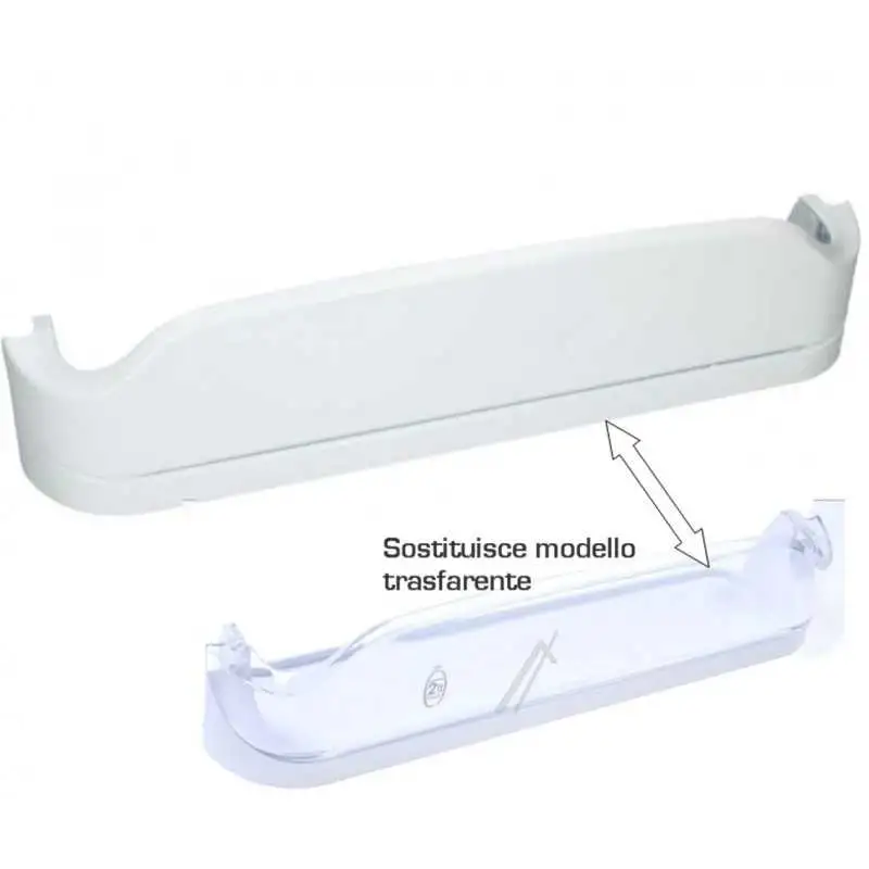 BALCONCINO PORTA BOTTIGLIE FRIGORIFERO ARISTON HOTPOINT 410x105x105mm