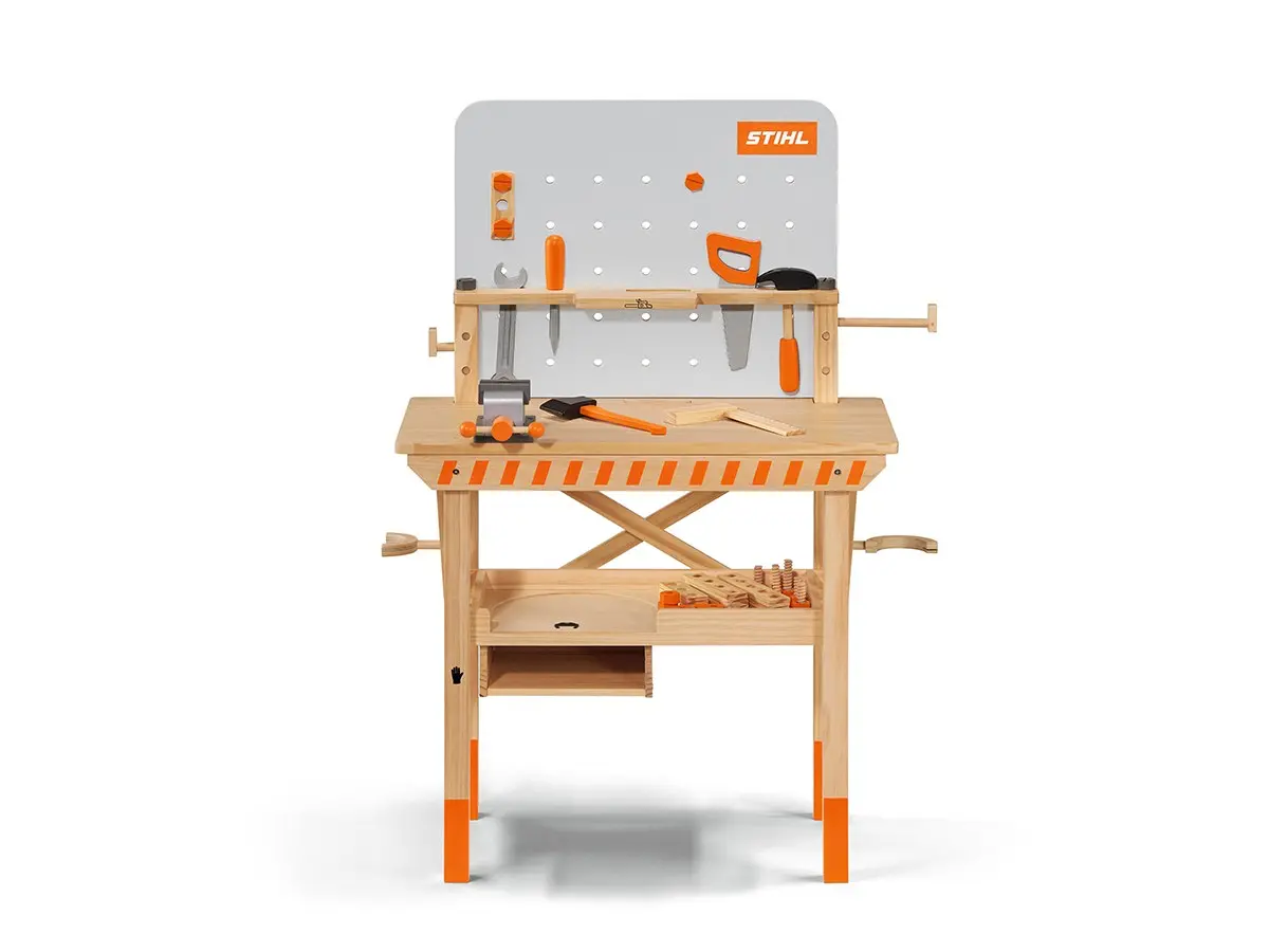 Stihl Banco da lavoro in legno per bambini - Stihl