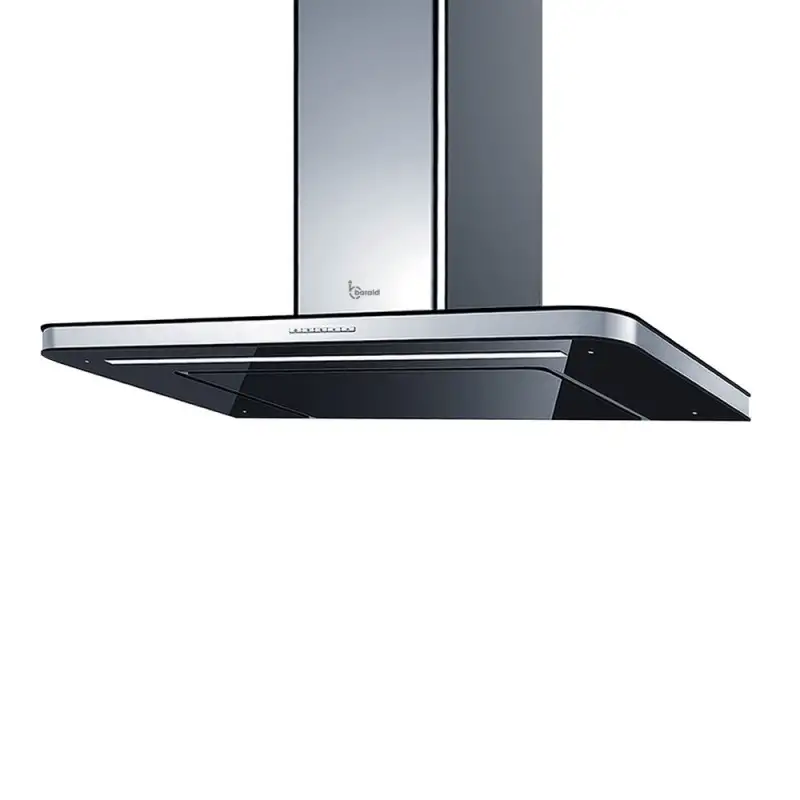 Baraldi STIVIA Cappa a parete cm. 90motore 800 m3/hinox/vetro nero