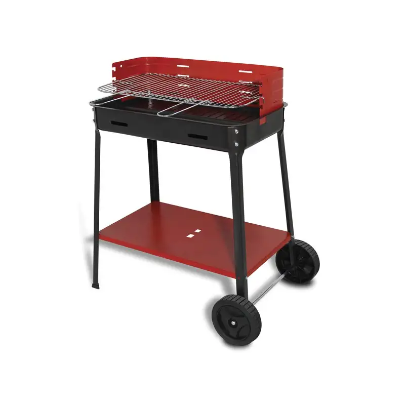 Barbecue flavia con ruote cm. 60x35x80h