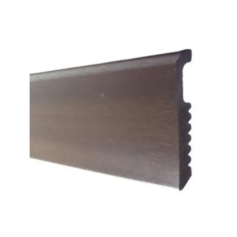 BATTISCOPA 75X8 POLISTIRENE LISCIO 200 CM NOCE SCURO