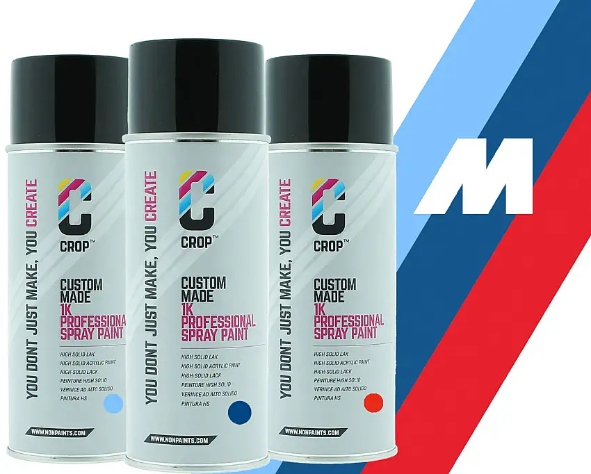 Set di vernici per auto BMW M - 3 bombolette spray da 400 ml ciascuna