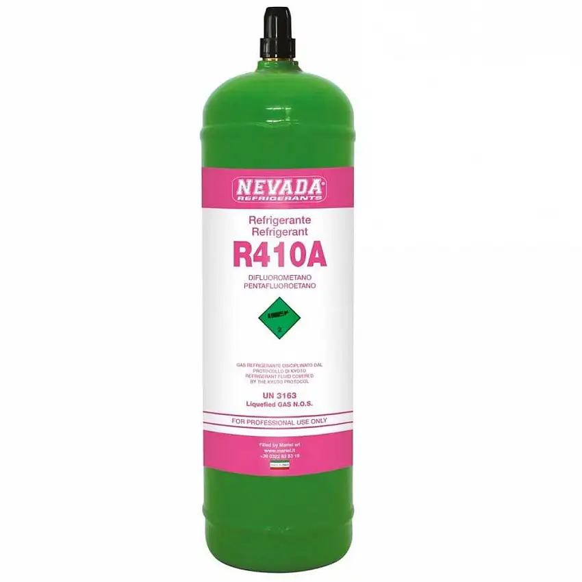 BOMBOLA freon RICARICABILE R410A 1 LT RICARICA CLIMATIZZATORI MADE IN ITALY