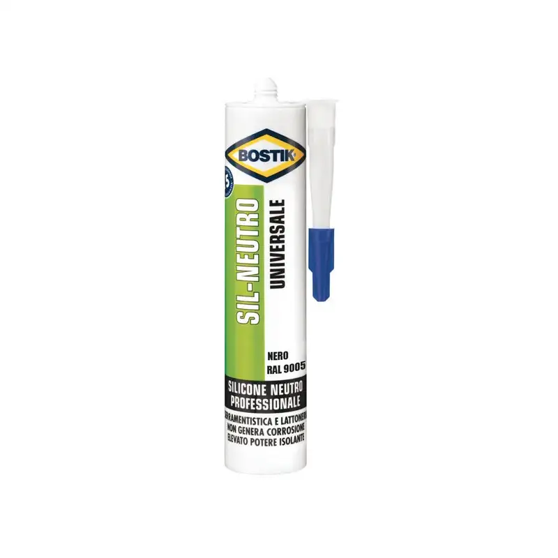 Bostik silic.neutro nero 300ml