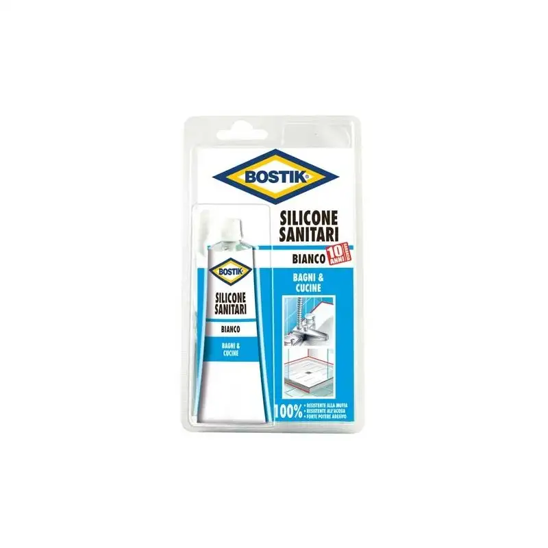 Bostik un.silicone ml.60 bia d2477