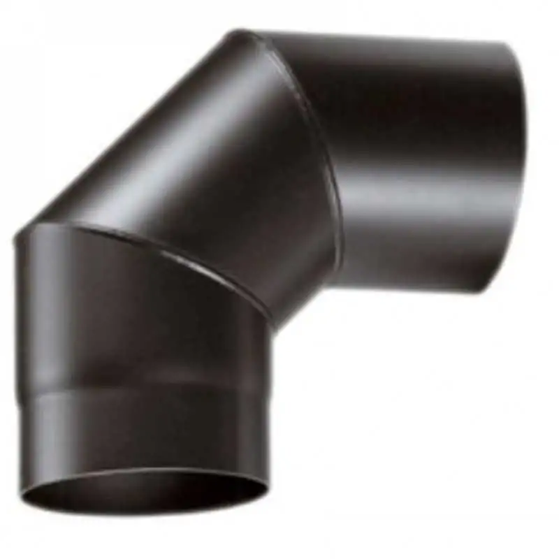 CANNA FUMARIA TUBO CURVA A 90° - LINEA LEGNA - DIAM. 130 STUFA A LEGNA