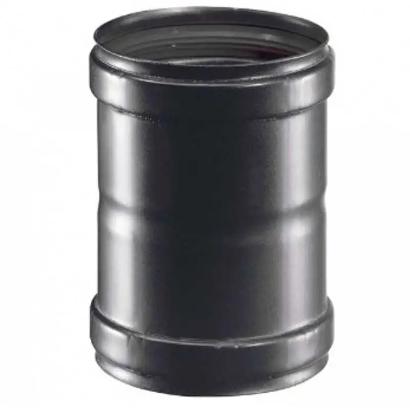 canna fumaria tubo MANICOTTO FUMI STUFA PELLET ADATTATORE FEM-FEM DIAM.80mm