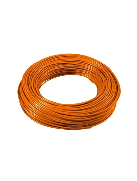 cavo bipolare ffror flessibile arancione dca 2x1,5 matassa da 100 metri BDSFF15002M100