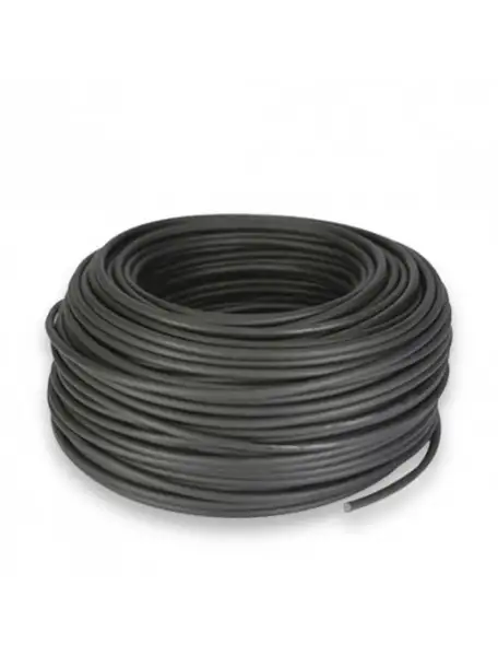cavo bipolare similgomma nero h03vvh 2 x 0,75 gommato 100 metri FF5H03VVH2075N