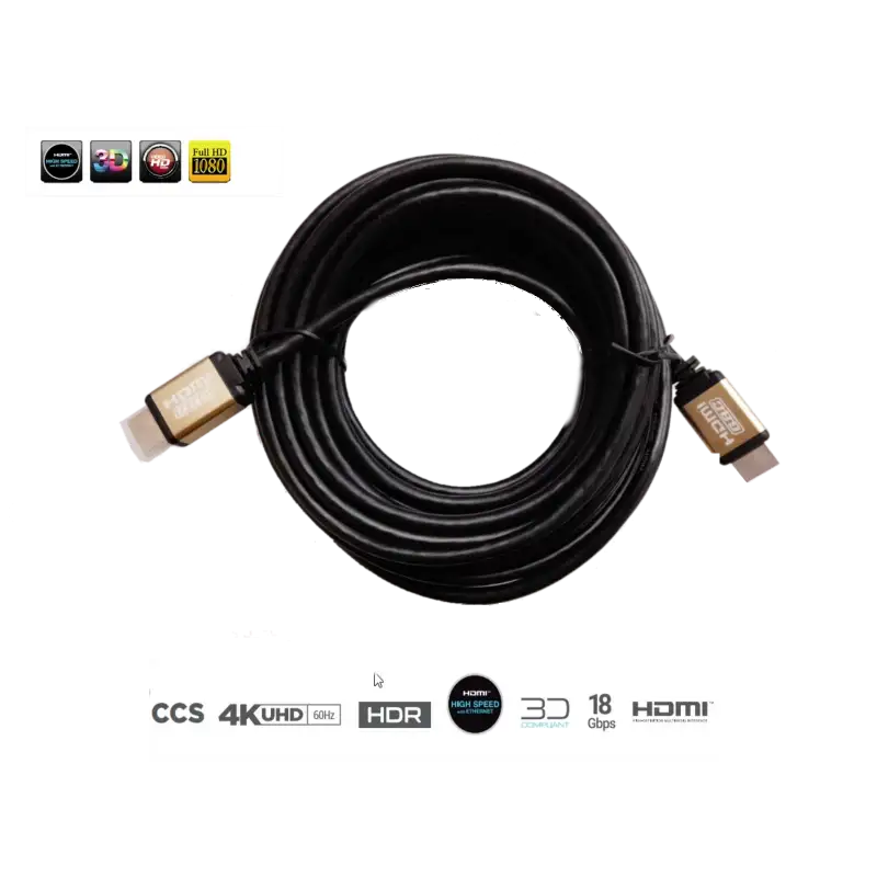 Cavo HDMI 15M conduttore in rame "HD VIDEO"