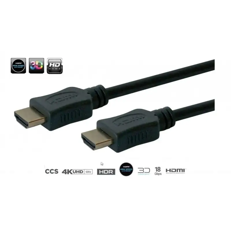 Cavo HDMI 2M High Speed Con Ethernet "HD HOME"