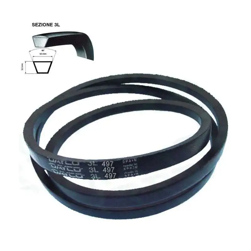 CINGHIA TRAPEZOIDALE LAVATRICE 3L 497 3L 496