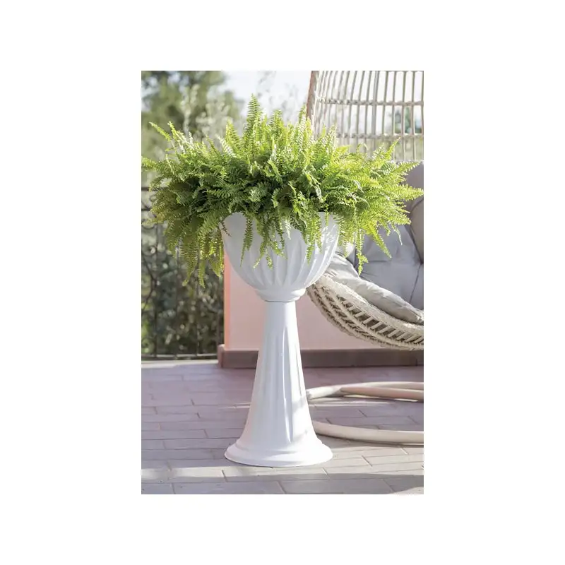 Colonna alba diametro cm.43 h.74,5 colore bianco