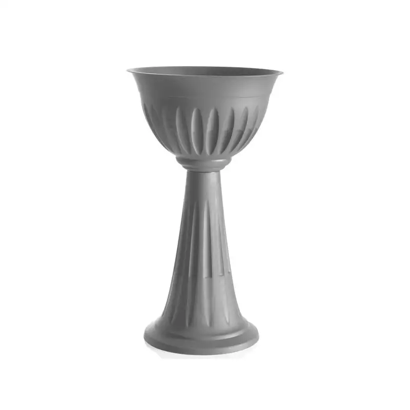 Colonna alba diametro cm.43 h.74,5 colore grigio