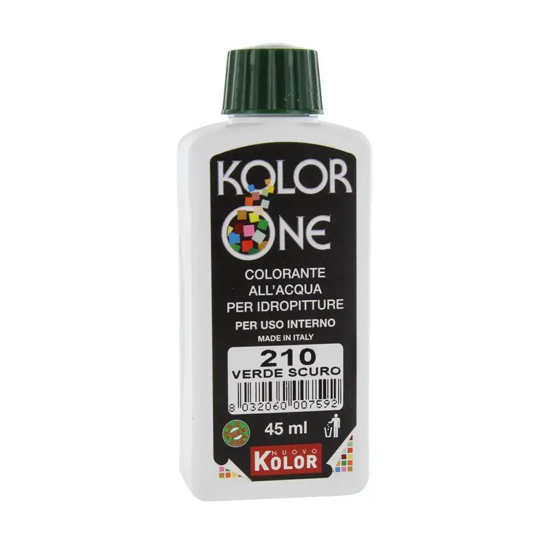 COLORANTE KOLOR ONE 45 ML VERDE SCURO 210