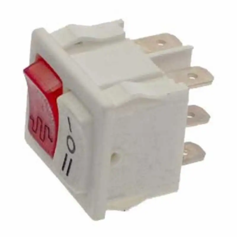 COMMUTATORE 0-1-2  INTERRUTTORE LUMINOSO DOPPIO BISTECCHIERE 6C
